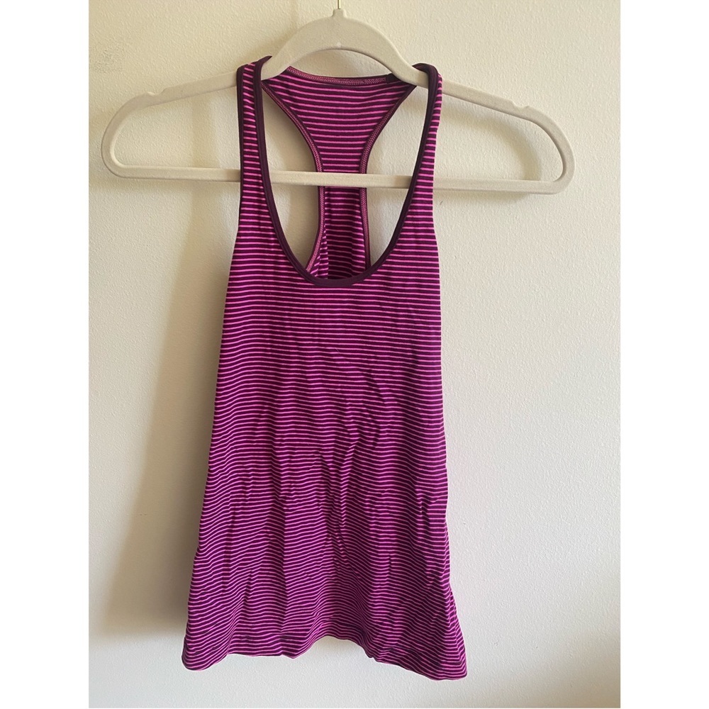Lululemon Striped Racerback tank